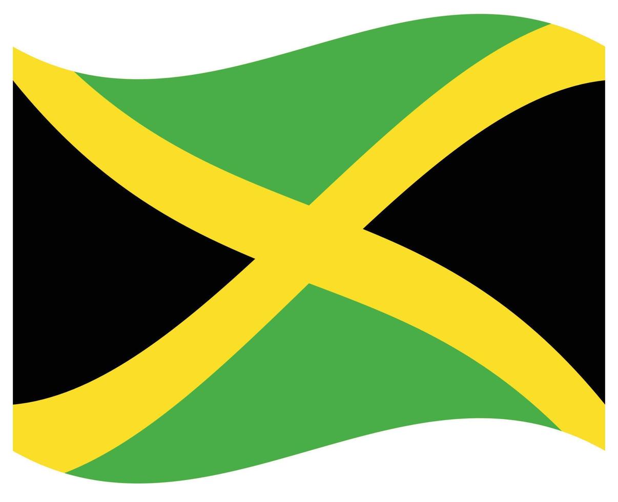 drapeau national de la jamaïcaine - icône de couleur plate. vecteur