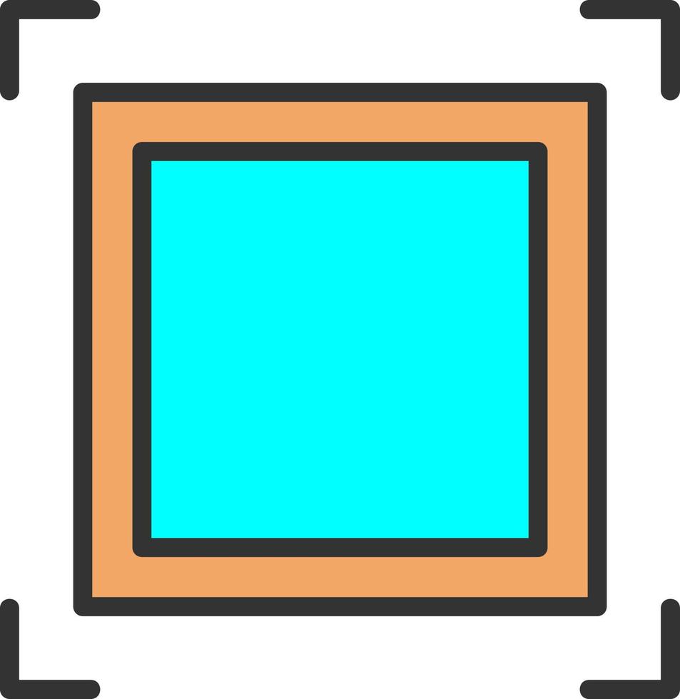 icône de vecteur carré