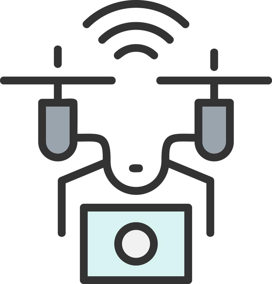 icône de vecteur de drone