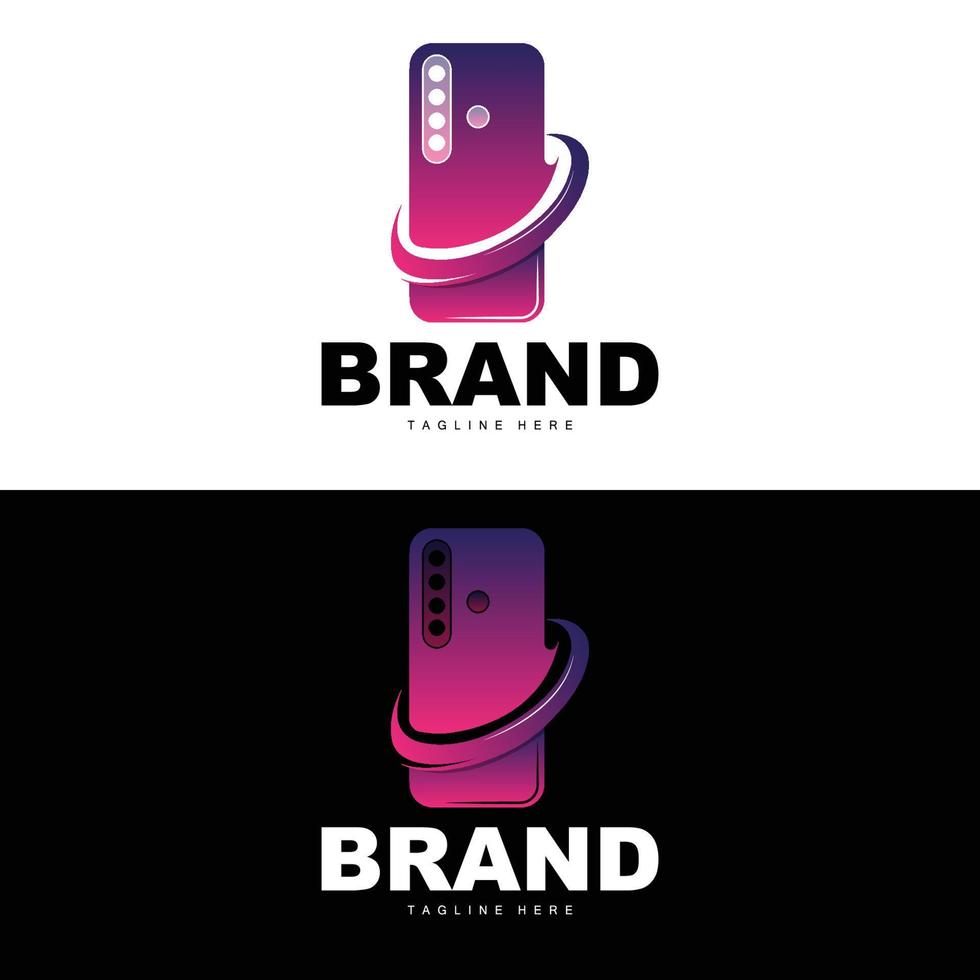 logo smartphone, vecteur électronique moderne, conception de boutique smartphone, produits électroniques