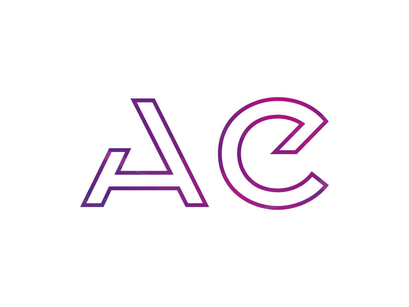 logo de lettre ae avec vecteur de texture arc-en-ciel coloré. vecteur professionnel.