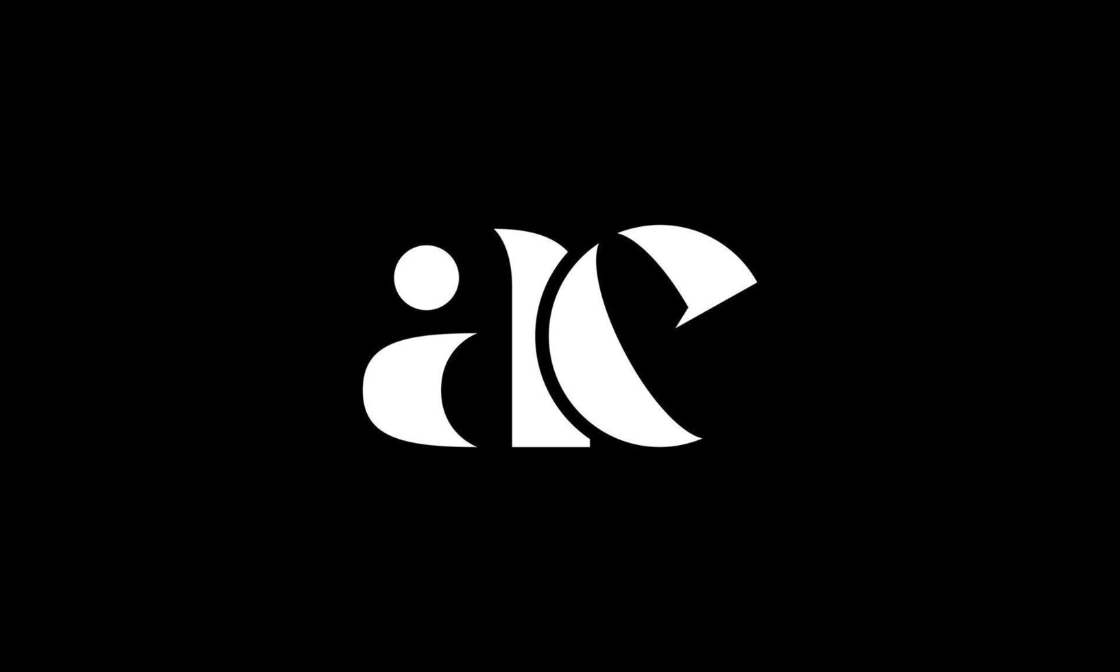 création de logo de lettre initiale ae sur fond noir. vecteur professionnel.