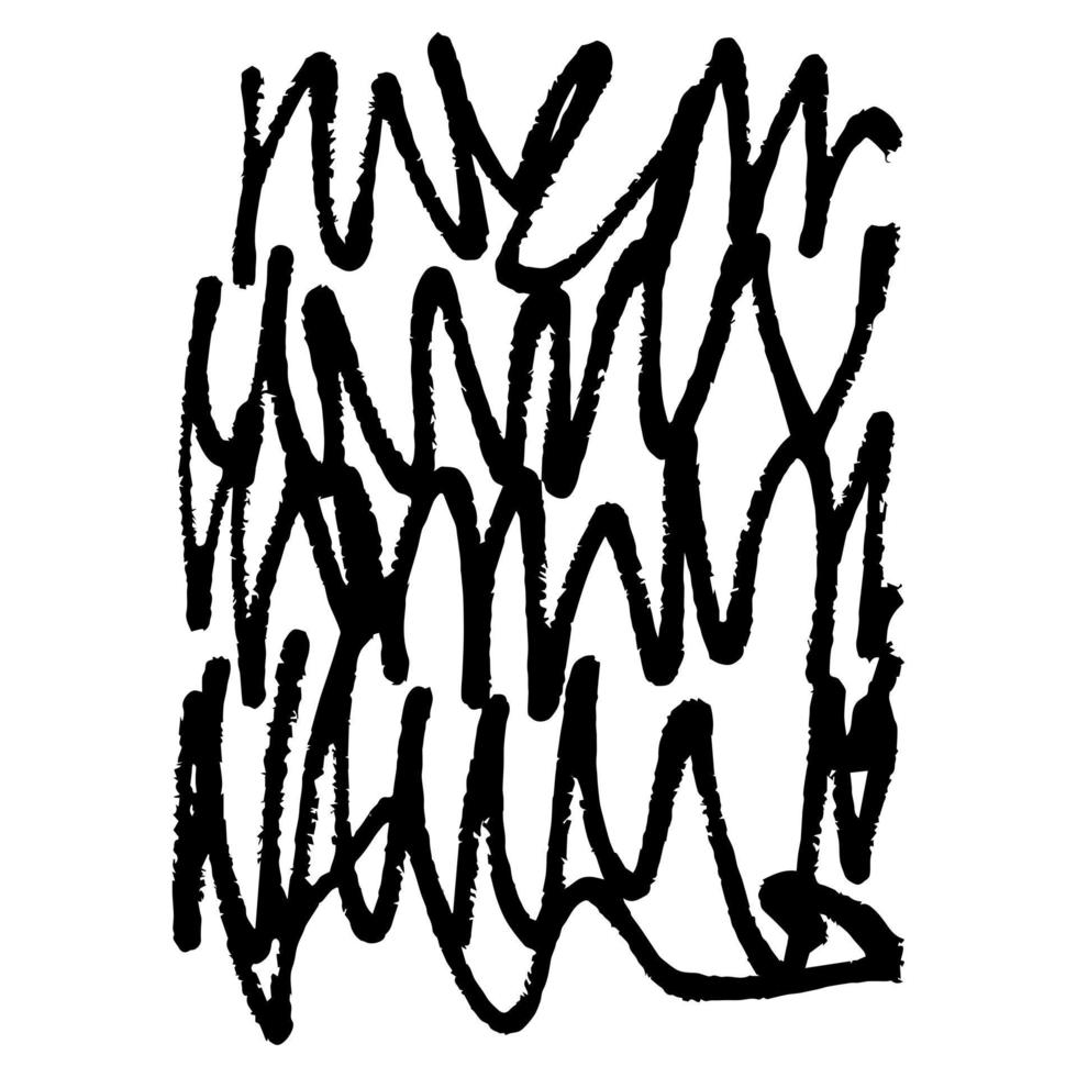 illustration vectorielle d'un ornement abstrait en couleurs noir et blanc vecteur