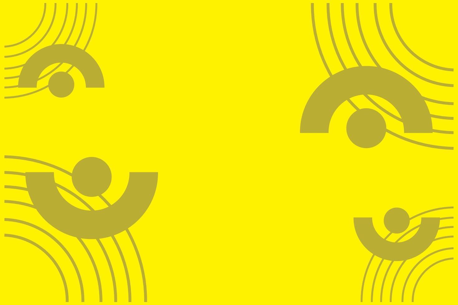 illustration vectorielle d'un fond abstrait de couleur jaune vecteur
