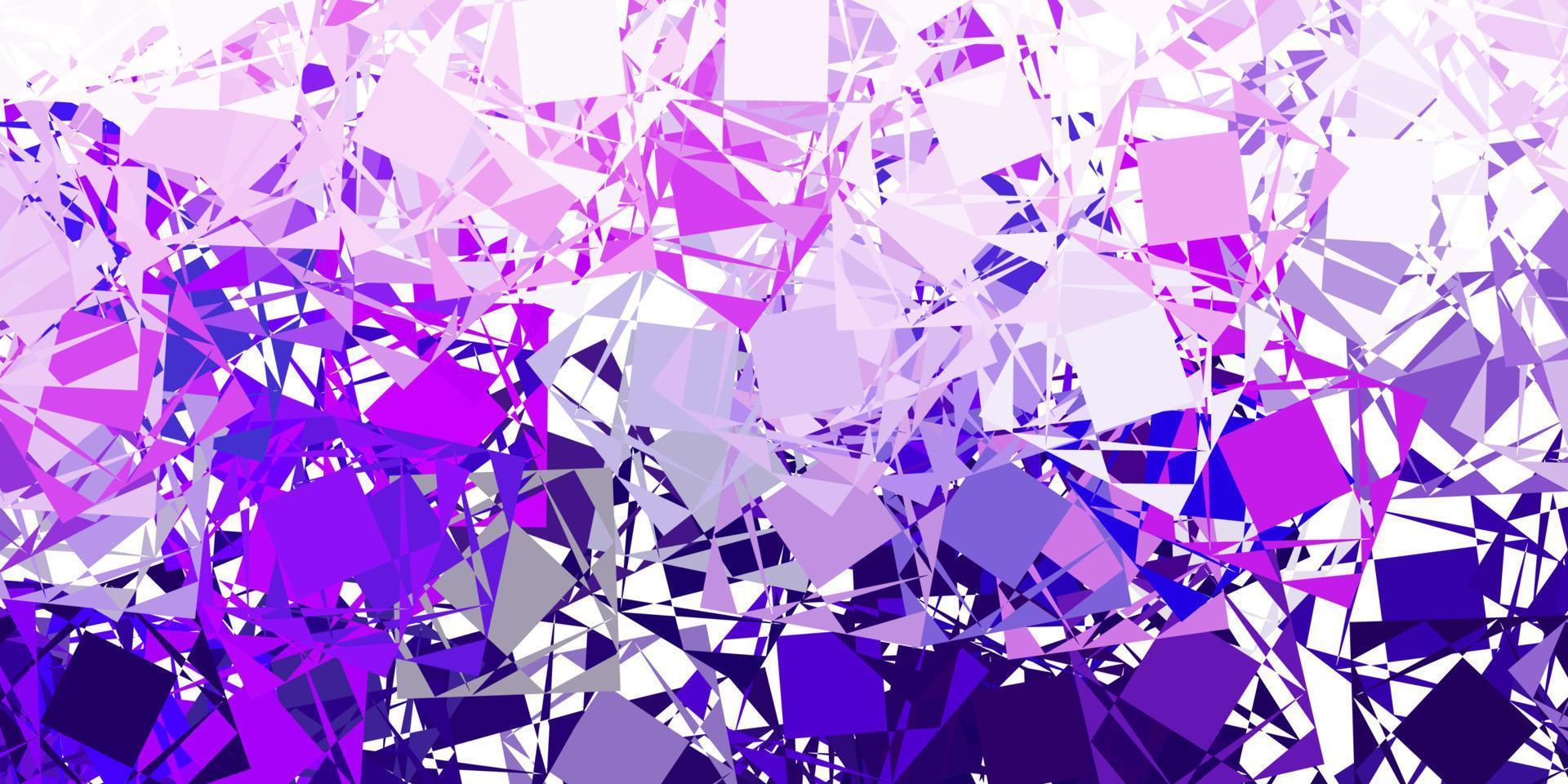 fond de vecteur violet clair avec des triangles.