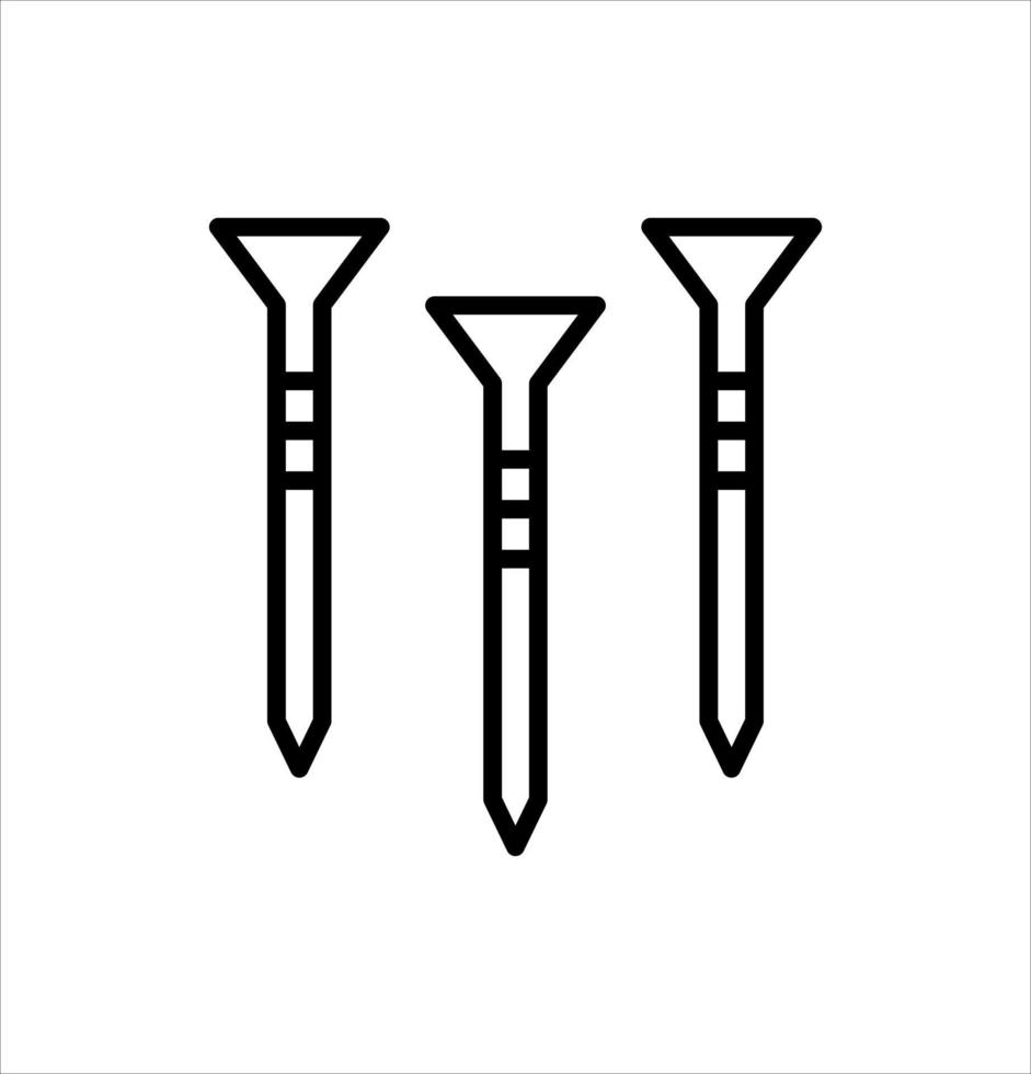 modèle de logo d'illustration vectorielle d'icône d'ongle à de nombreuses fins. isolé sur fond blanc. vecteur