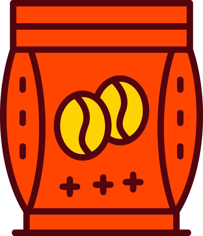 icône de vecteur de grains de café