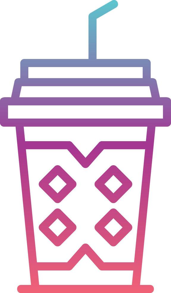 icône de vecteur de café froid