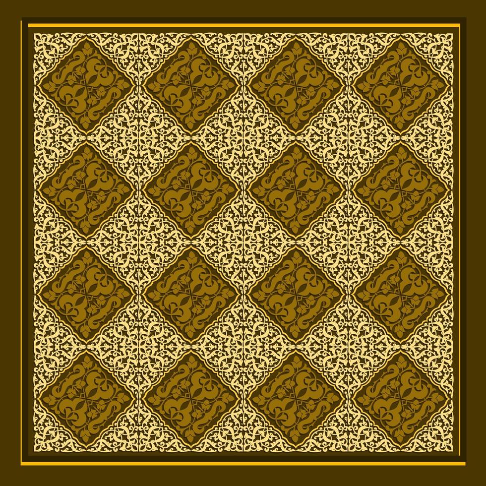 motif de fond d'ornement de mandala luxueux style arabe islamique arabe oriental.mandala décoratif pour impression couverture brochure dépliant bannière vecteur