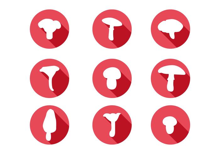 Vecteurs de champignons Icon vecteur