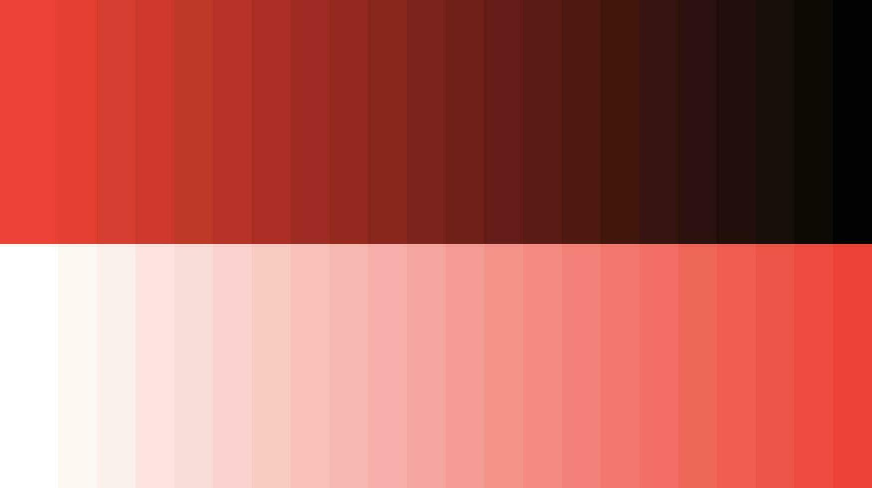 palette de couleurs rouge vecteur