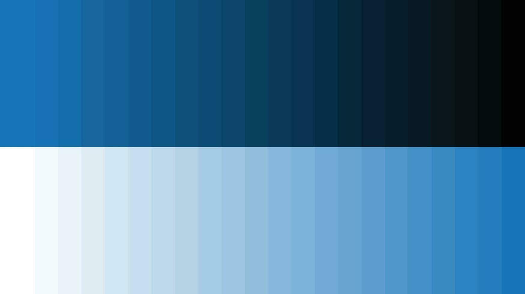 palette de couleurs bleu vecteur