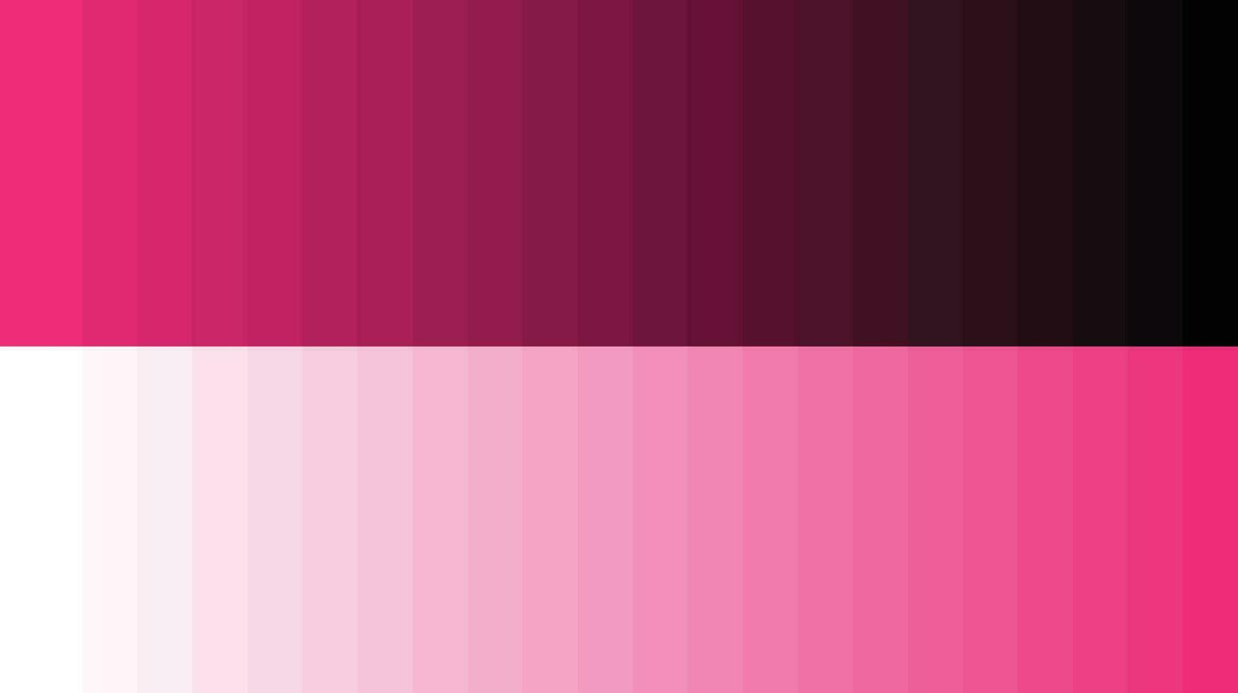 palette de couleurs rose vecteur