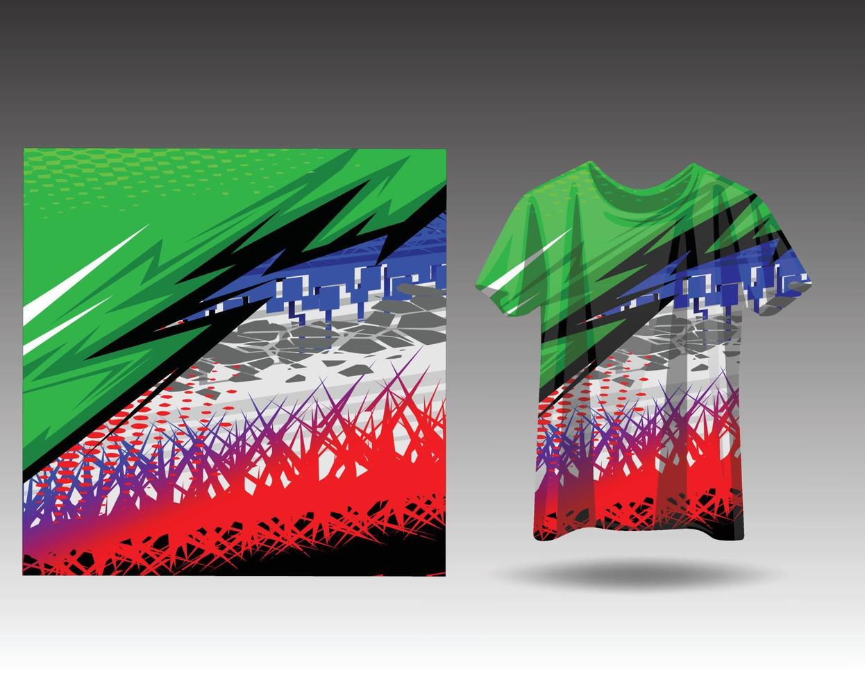 conception de t-shirt de sport pour la course, le maillot, le cyclisme, le football, les jeux vecteur