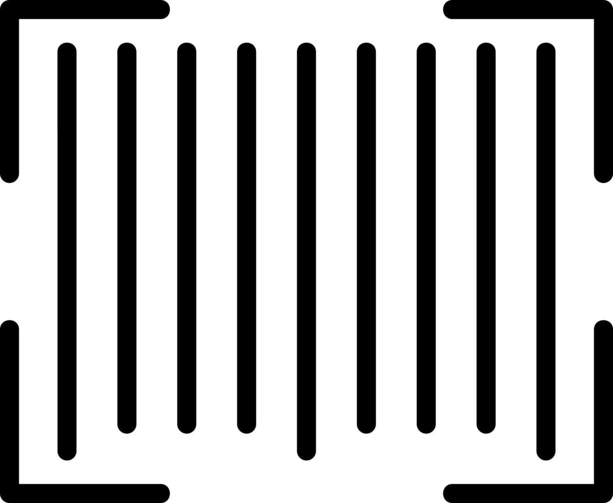 conception d'icône de vecteur de code à barres