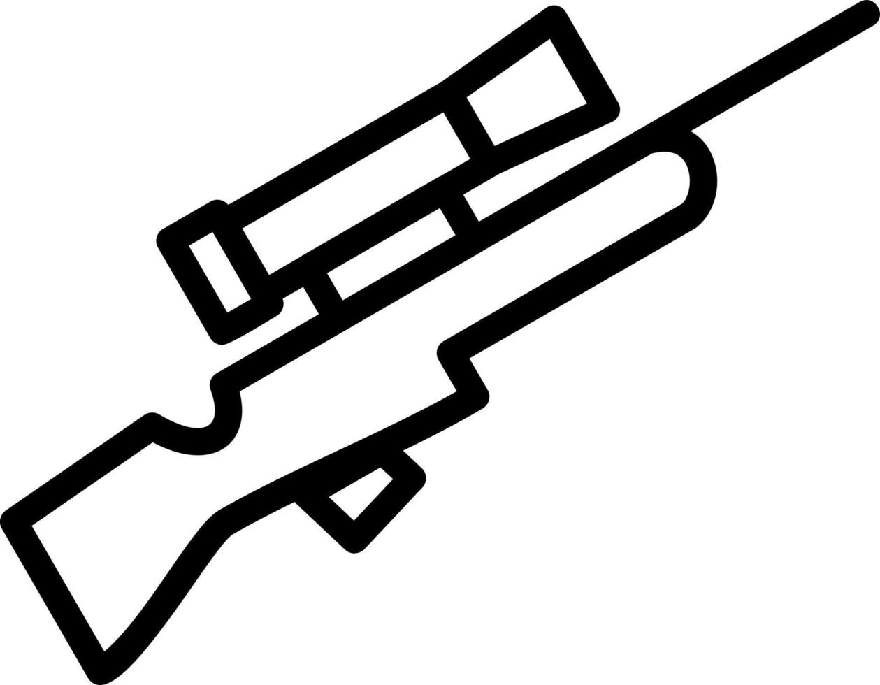 conception d'icône de vecteur de tireur d'élite