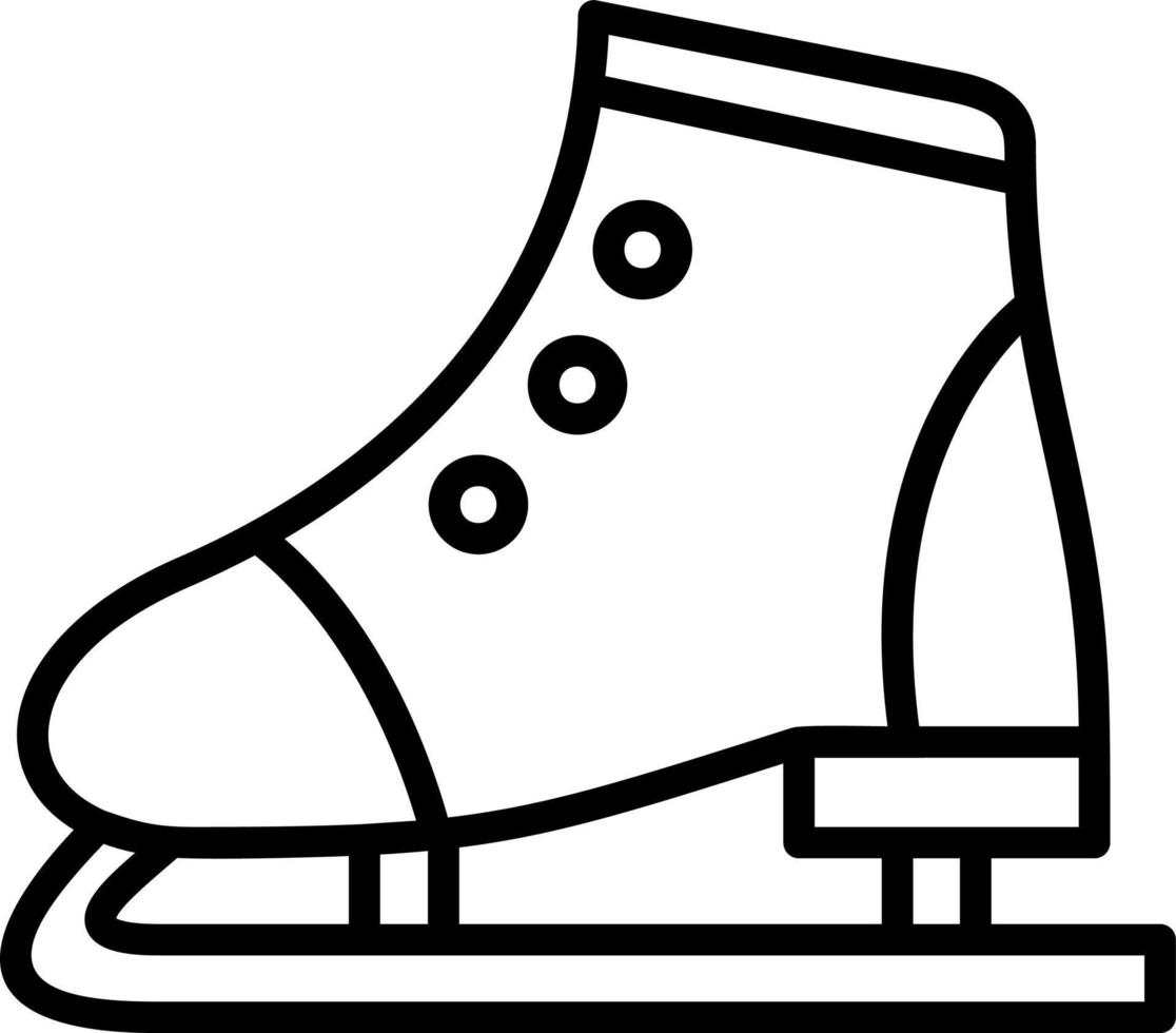 conception d'icône de vecteur de patinage artistique