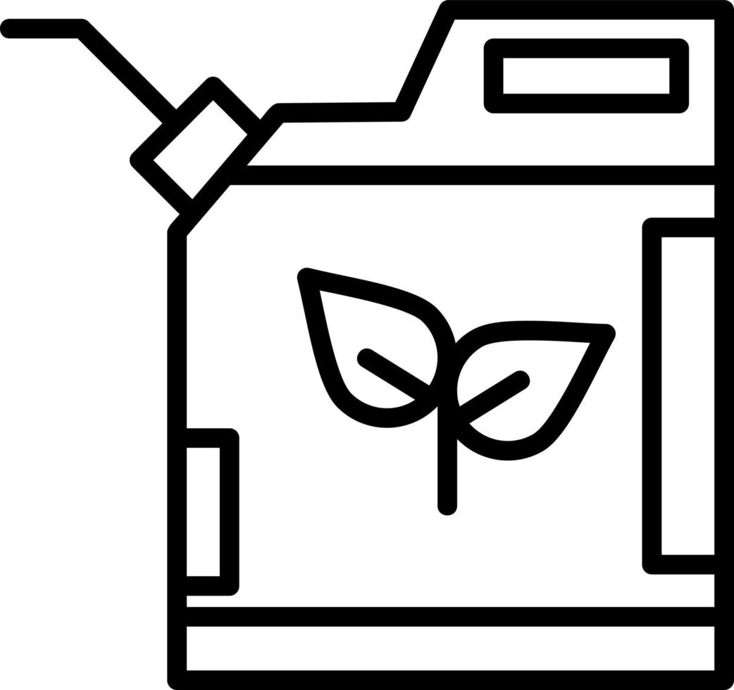 conception d'icône de vecteur de carburant écologique