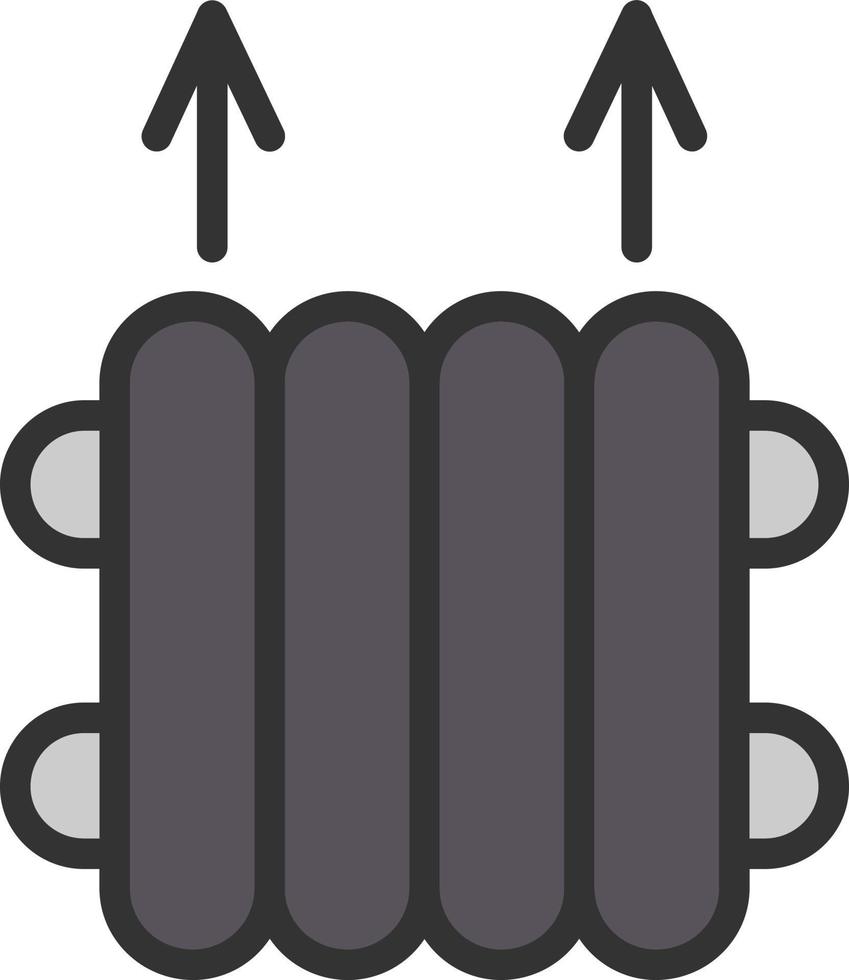 conception d'icône de vecteur de radiateur