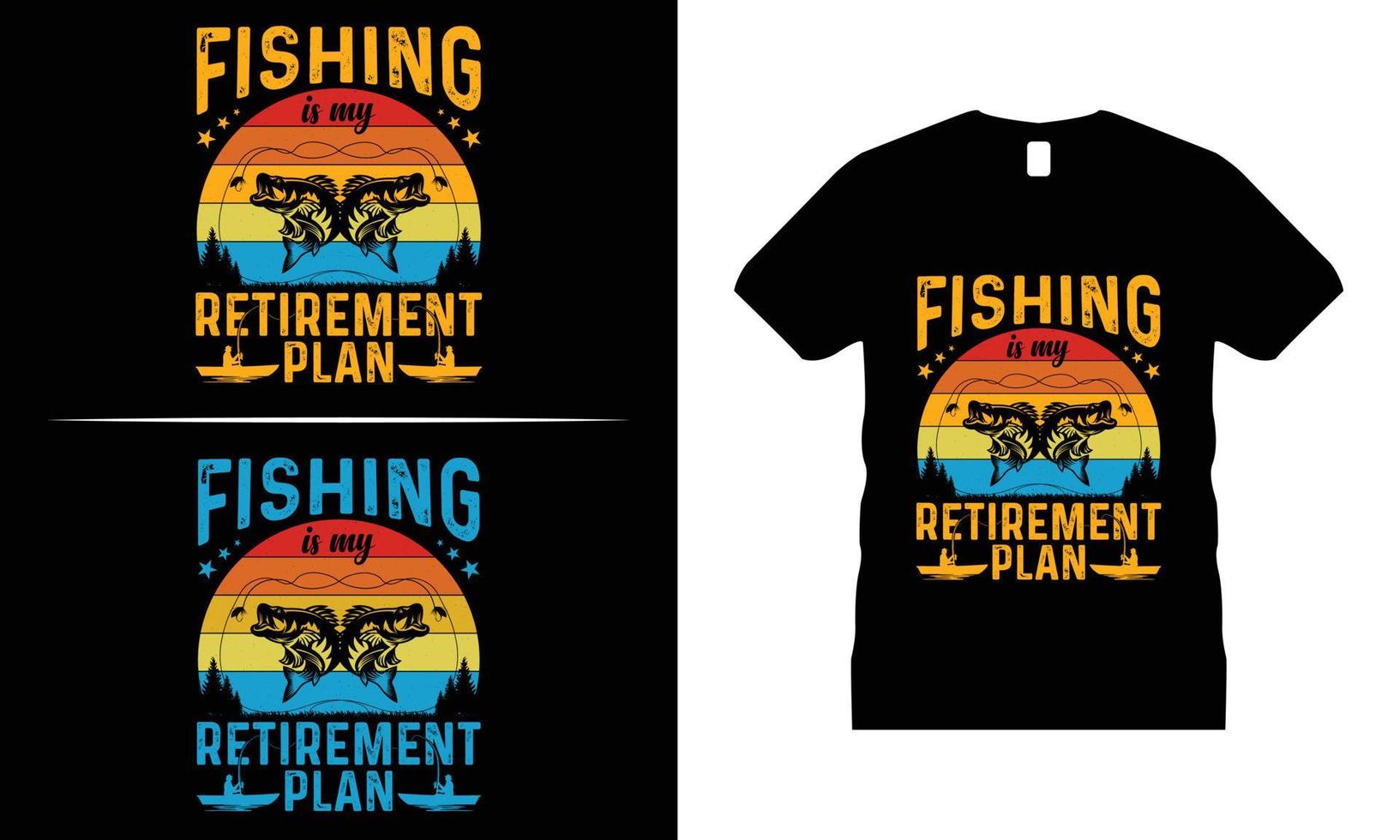 vecteur de conception de t-shirt amateur de pêche. utiliser pour t-shirt, tasses, autocollants, etc.