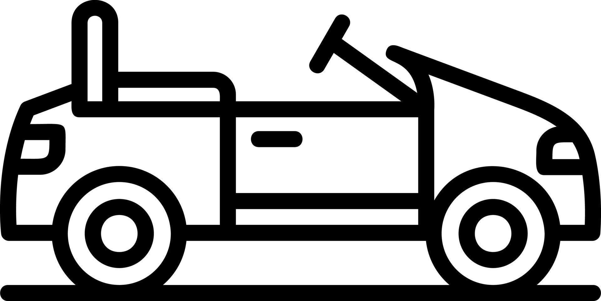 conception d'icône vectorielle kiddie ride vecteur