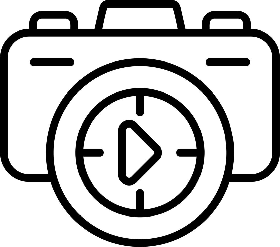 conception d'icône vectorielle de prises de vue de caméra vecteur