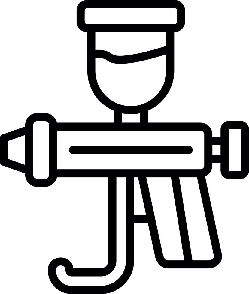 conception d'icône de vecteur de pistolet de pulvérisation