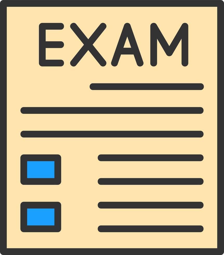 conception d'icône de vecteur d'examen