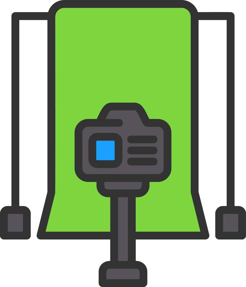 conception d'icône de vecteur d'écran vert