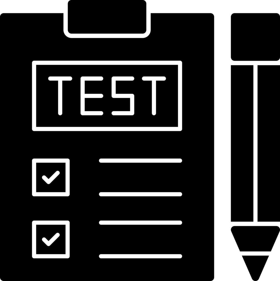 conception d'icône de vecteur de test