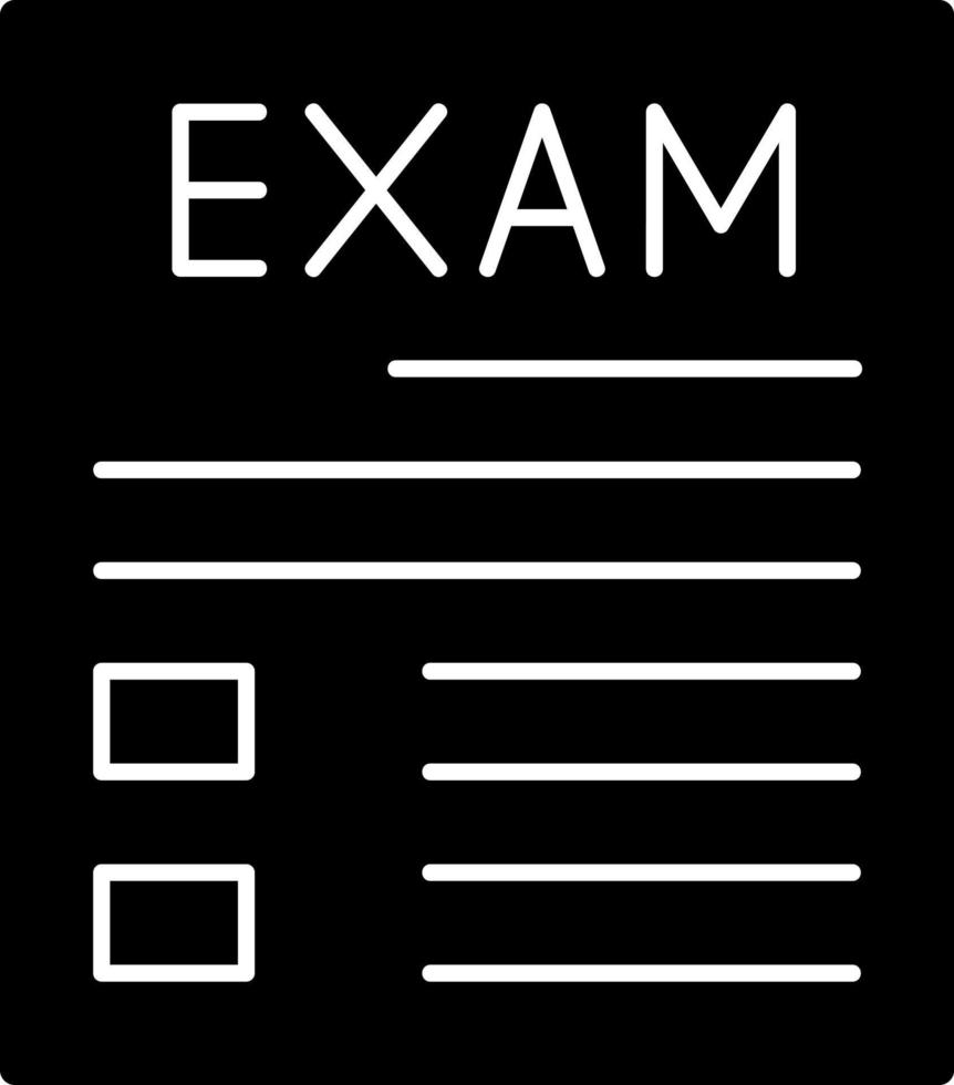 conception d'icône de vecteur d'examen