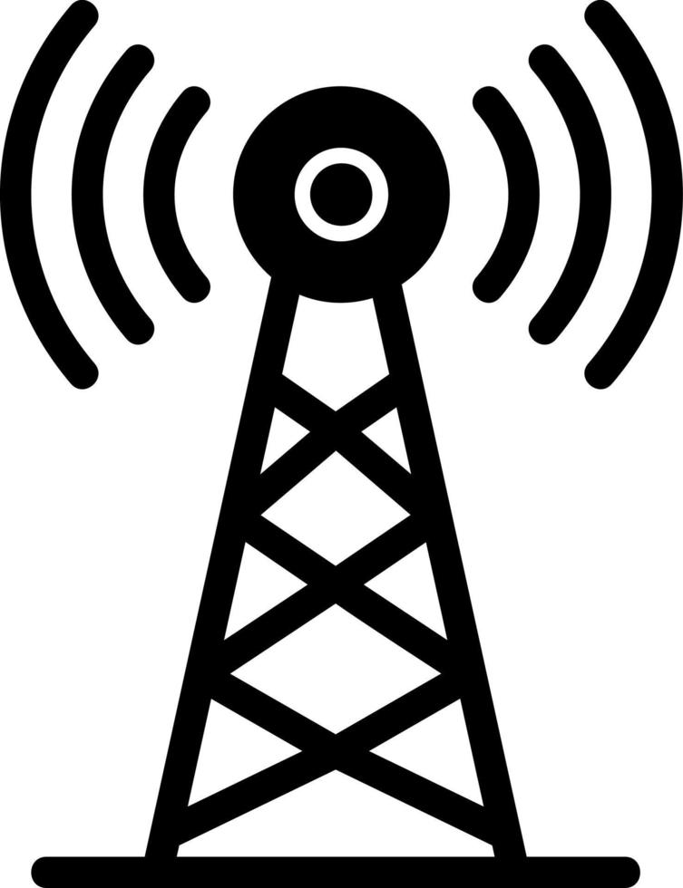 conception d'icône de vecteur de tour de cellule