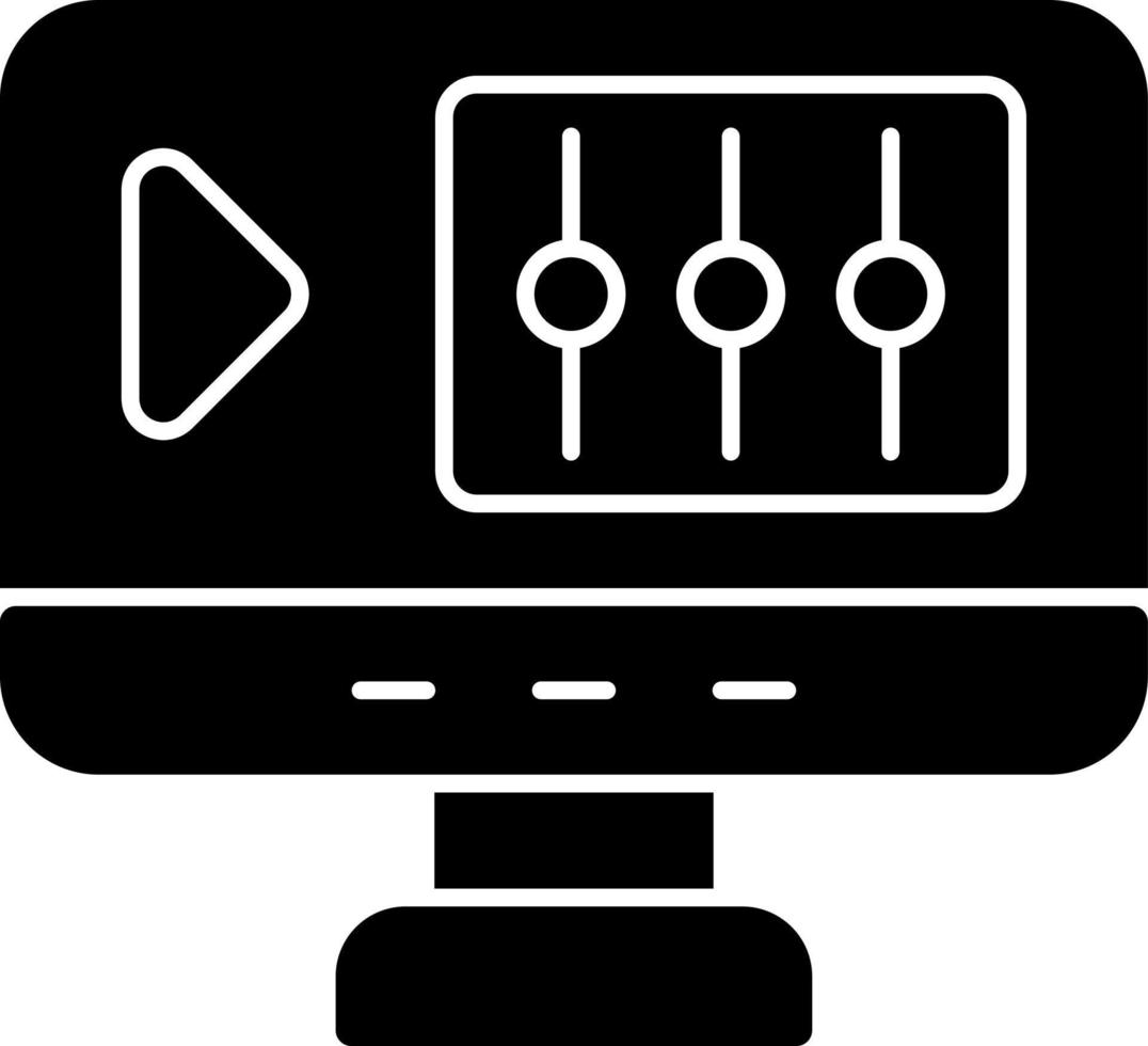 conception d'icône vectorielle de l'éditeur de film vecteur