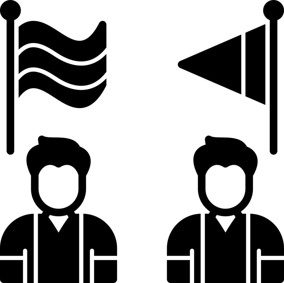 conception d'icône de vecteur de parti politique