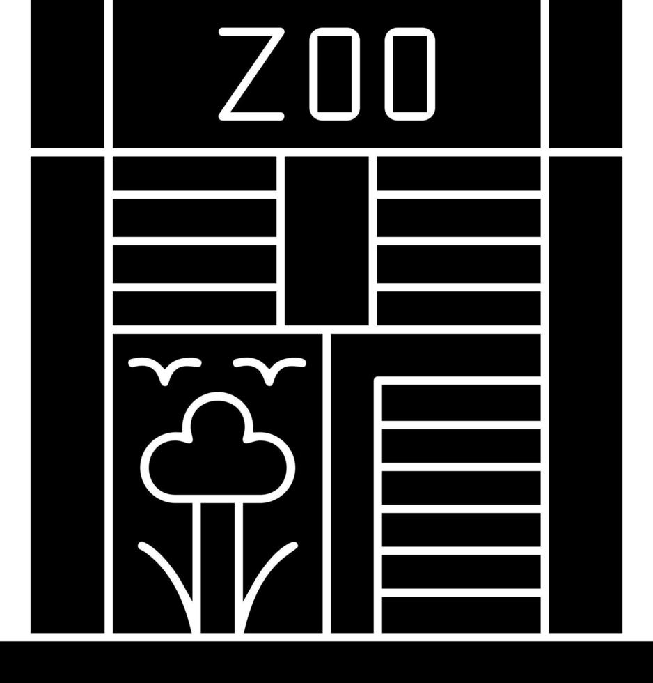 conception d'icône de vecteur de zoo