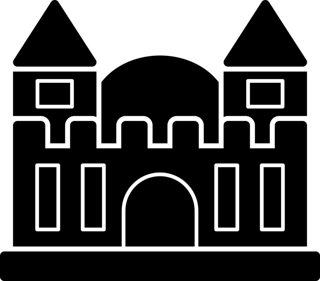 conception d'icône de vecteur de château