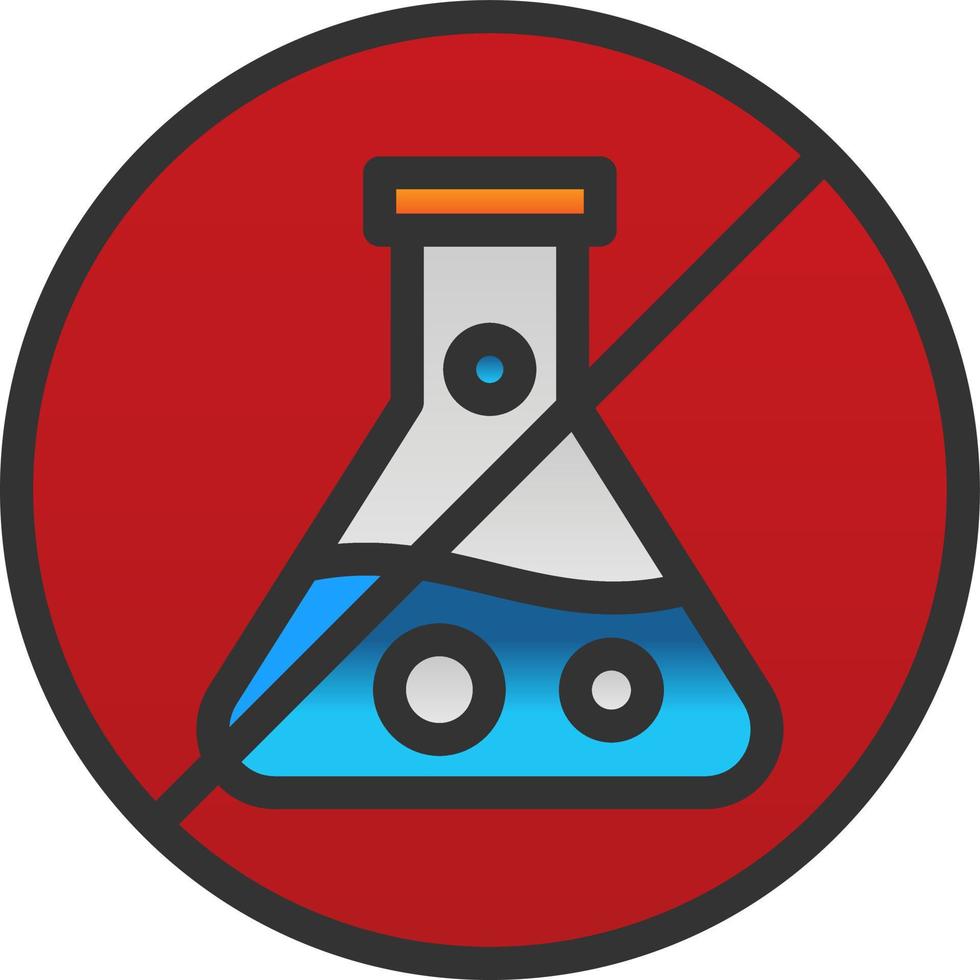 aucune conception d'icône de vecteur d'additifs