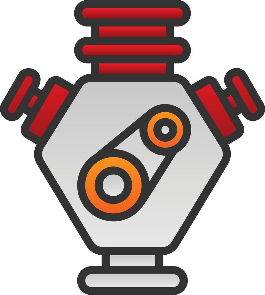 conception d'icône de vecteur de moteur