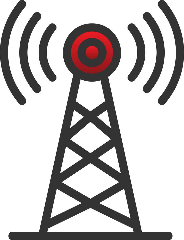 conception d'icône de vecteur de tour de cellule