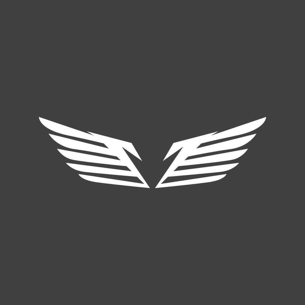 modèle de vecteur de logo d'ailes d'oiseaux