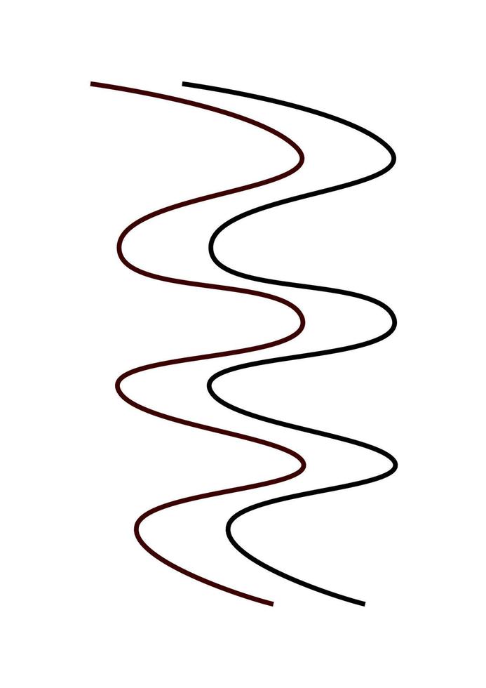 illustration vectorielle du motif de ligne de vague vecteur