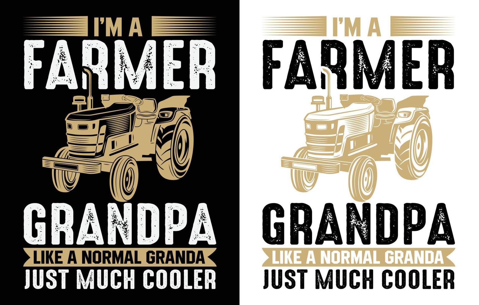 conception de t-shirt de vecteur d'agriculteur.