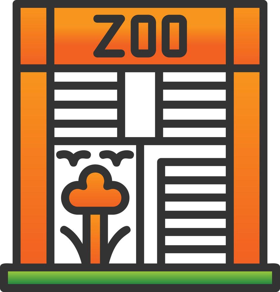 conception d'icône de vecteur de zoo