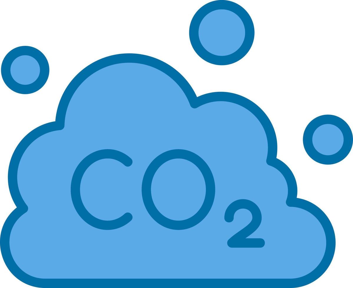 conception d'icône vectorielle co2 vecteur