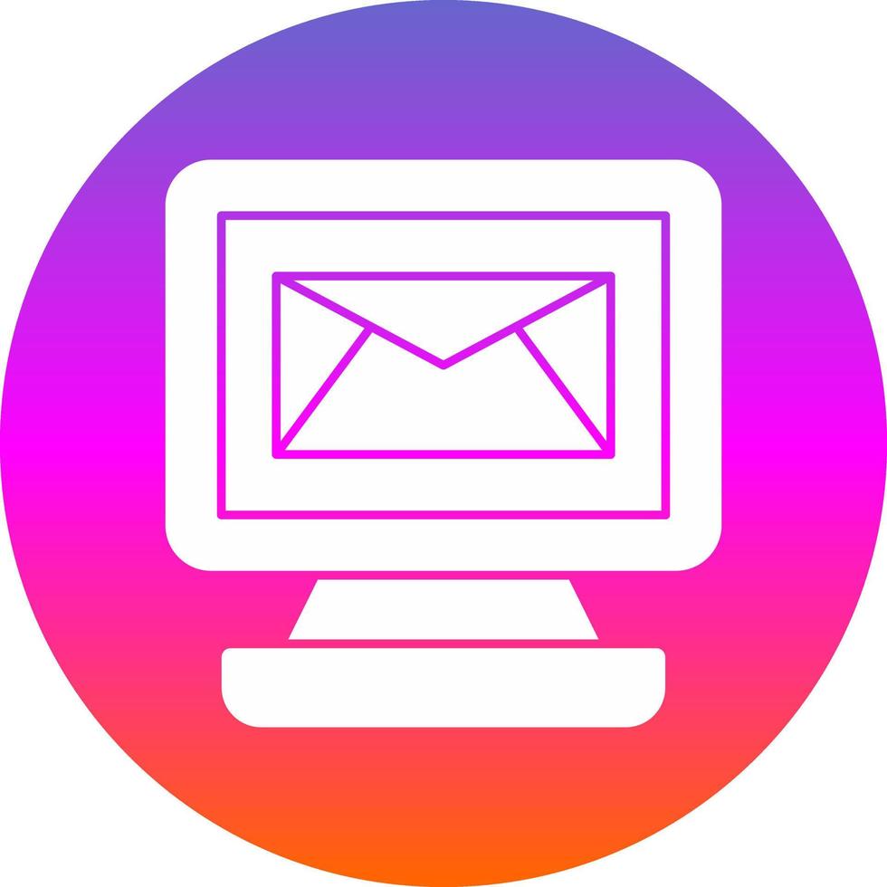 conception d'icône de vecteur de courrier électronique
