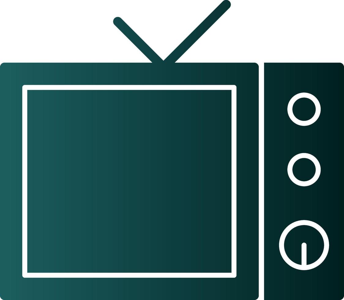 conception d'icône de vecteur de télévision