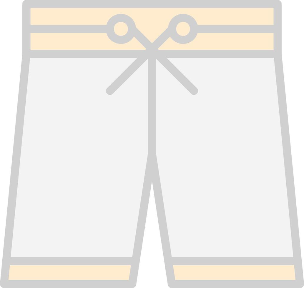 conception d'icône vectorielle de maillot de bain vecteur