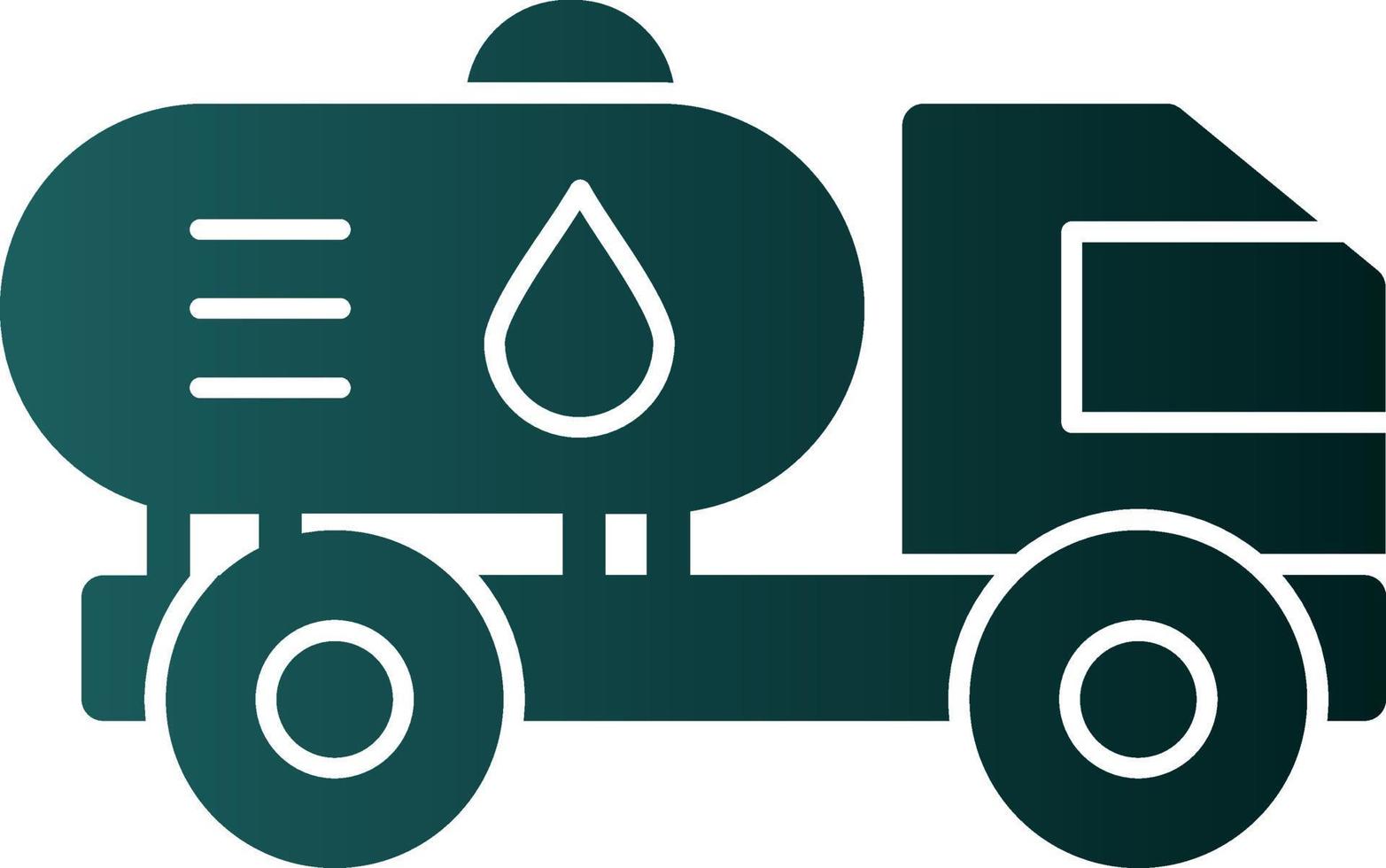 conception d'icône de vecteur de pétrolier