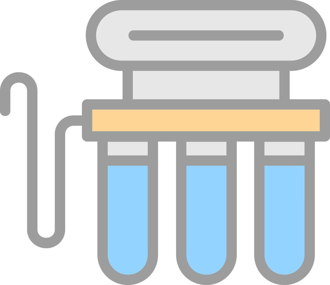 conception d'icône de vecteur de filtre à eau