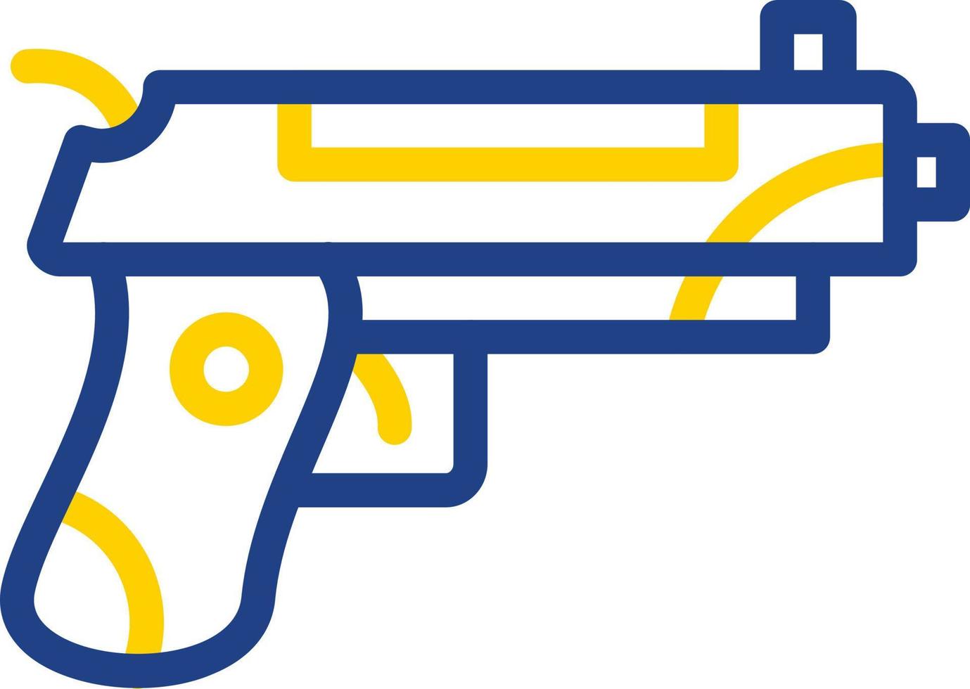 conception d'icônes vectorielles d'armes à feu vecteur